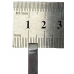 Chisel with corrugated handle flat 6mm